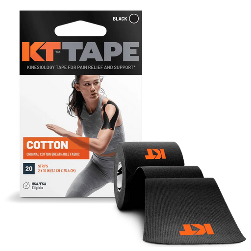 KT Tape Original Sporttape - Voorgesneden - 5 x 25 cm - 20 stuks kopen? - Klaver Sport