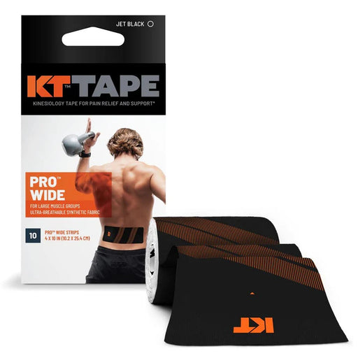 KT Tape Pro Wide Sporttape - Voorgesneden - 10 x 25 cm - 10 stuks kopen? - Klaver Sport